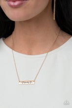 Load image into Gallery viewer, Living The Mom Life Gold Necklace