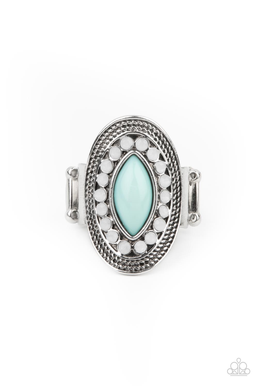 Tea Light Twinkle Blue Ring