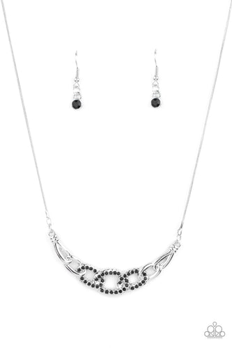 KNOT In Love Black Necklace