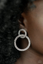 Load image into Gallery viewer, Intensely Icy Black Earring