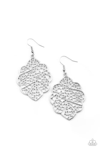 Meadow Mosaic Silver Earring