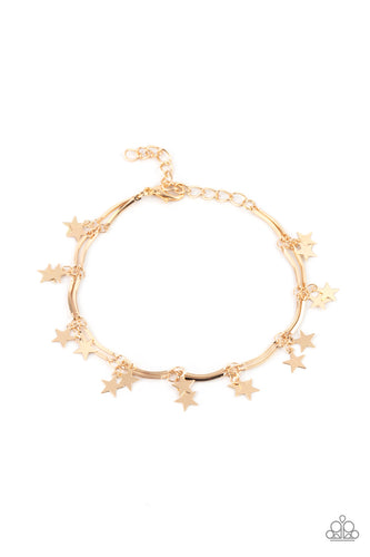Party in the USA Gold Bracelet