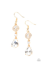Load image into Gallery viewer, Graceful Glimmer Gold Earring
