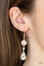 Load image into Gallery viewer, Graceful Glimmer Gold Earring
