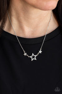 United We Sparkle White Necklace