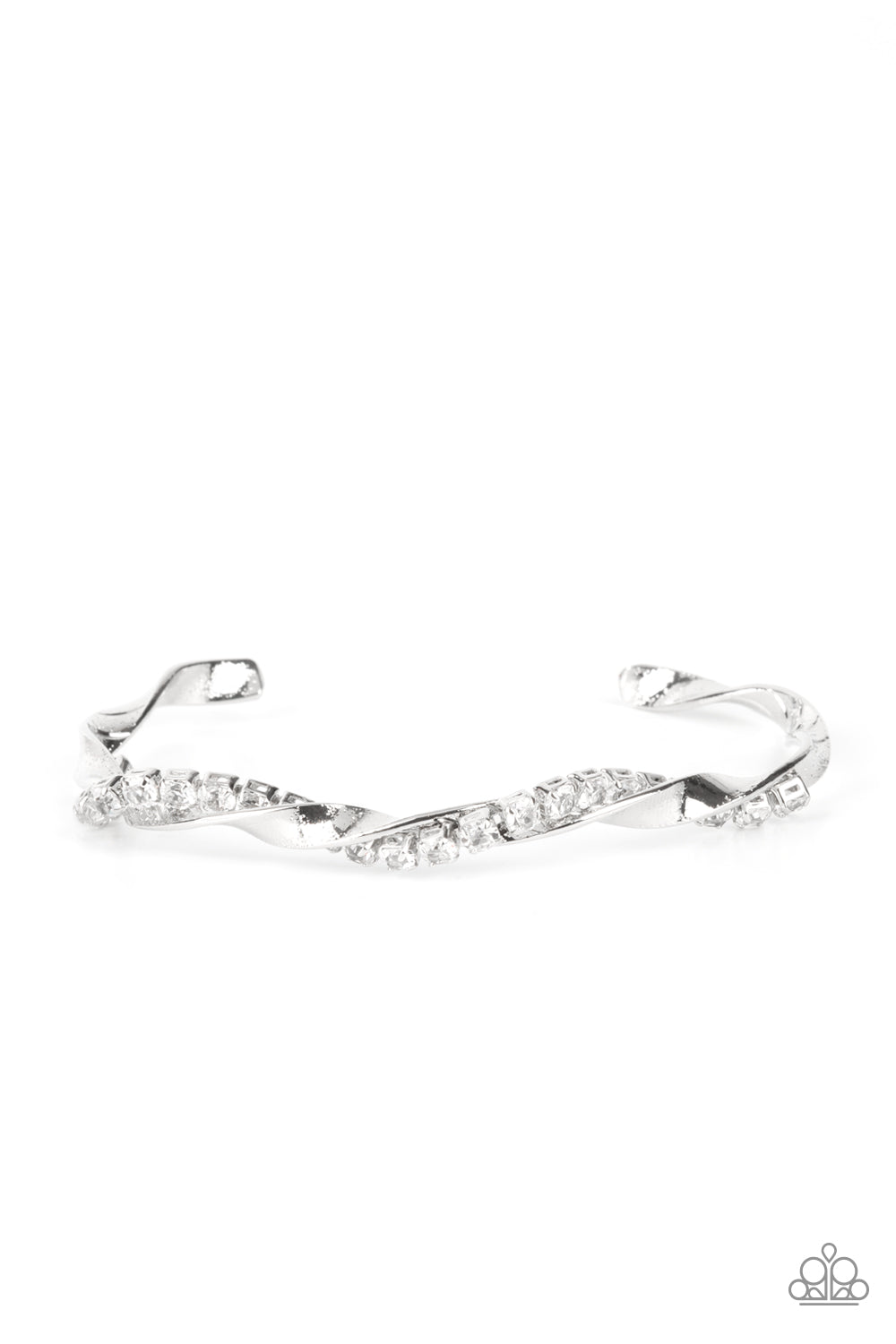 Twisted Twinkle White Bracelet