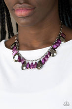 Load image into Gallery viewer, Hurricane Season Purple Necklace