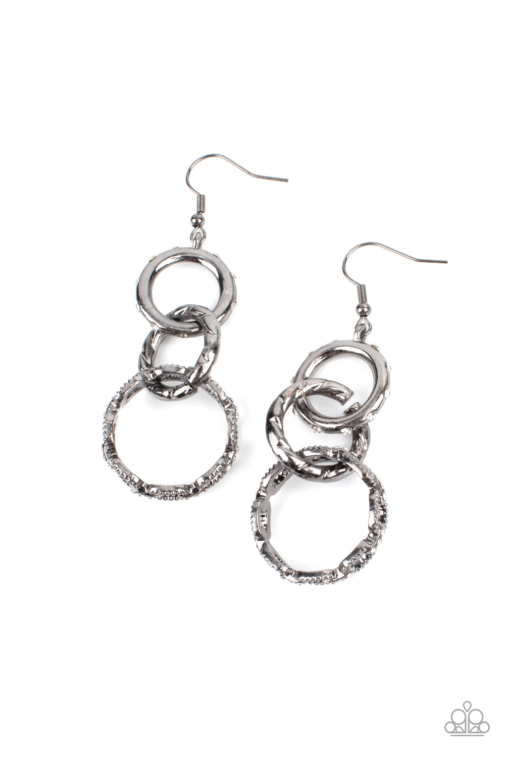 Shameless Shine Black Earring