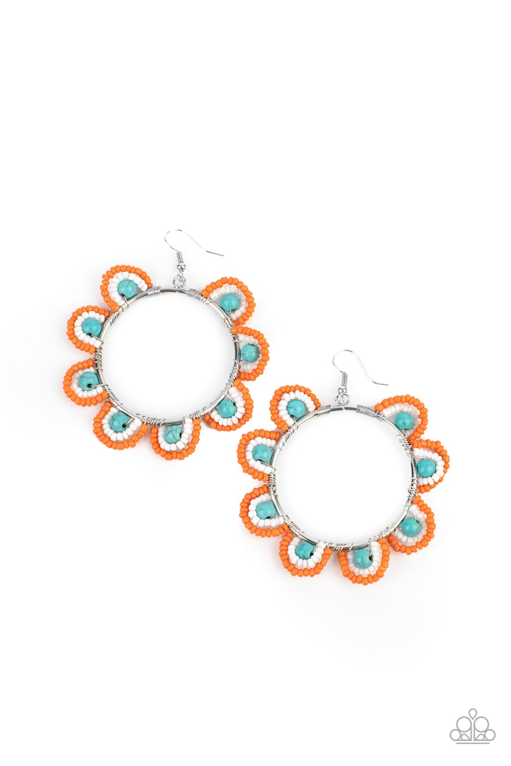 Groovy Gardens Blue Earring
