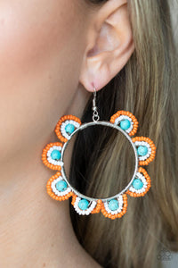 Groovy Gardens Blue Earring