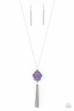Load image into Gallery viewer, Malibu Mandala Purple Necklace