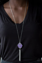 Load image into Gallery viewer, Malibu Mandala Purple Necklace