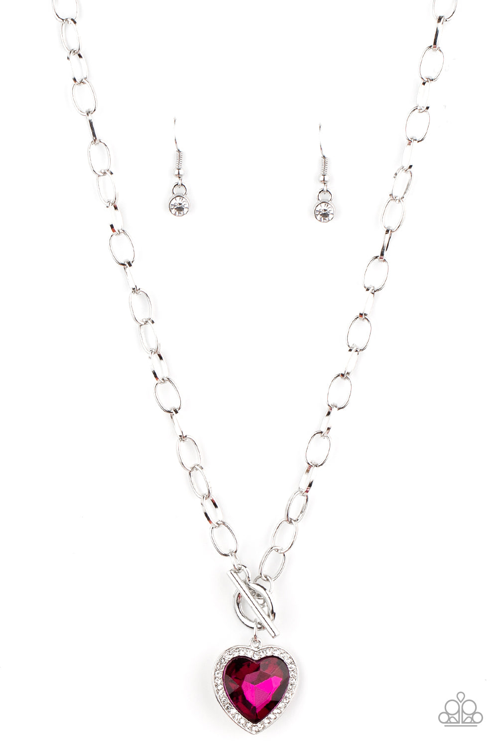 Check Your Heart Rate Pink Necklace