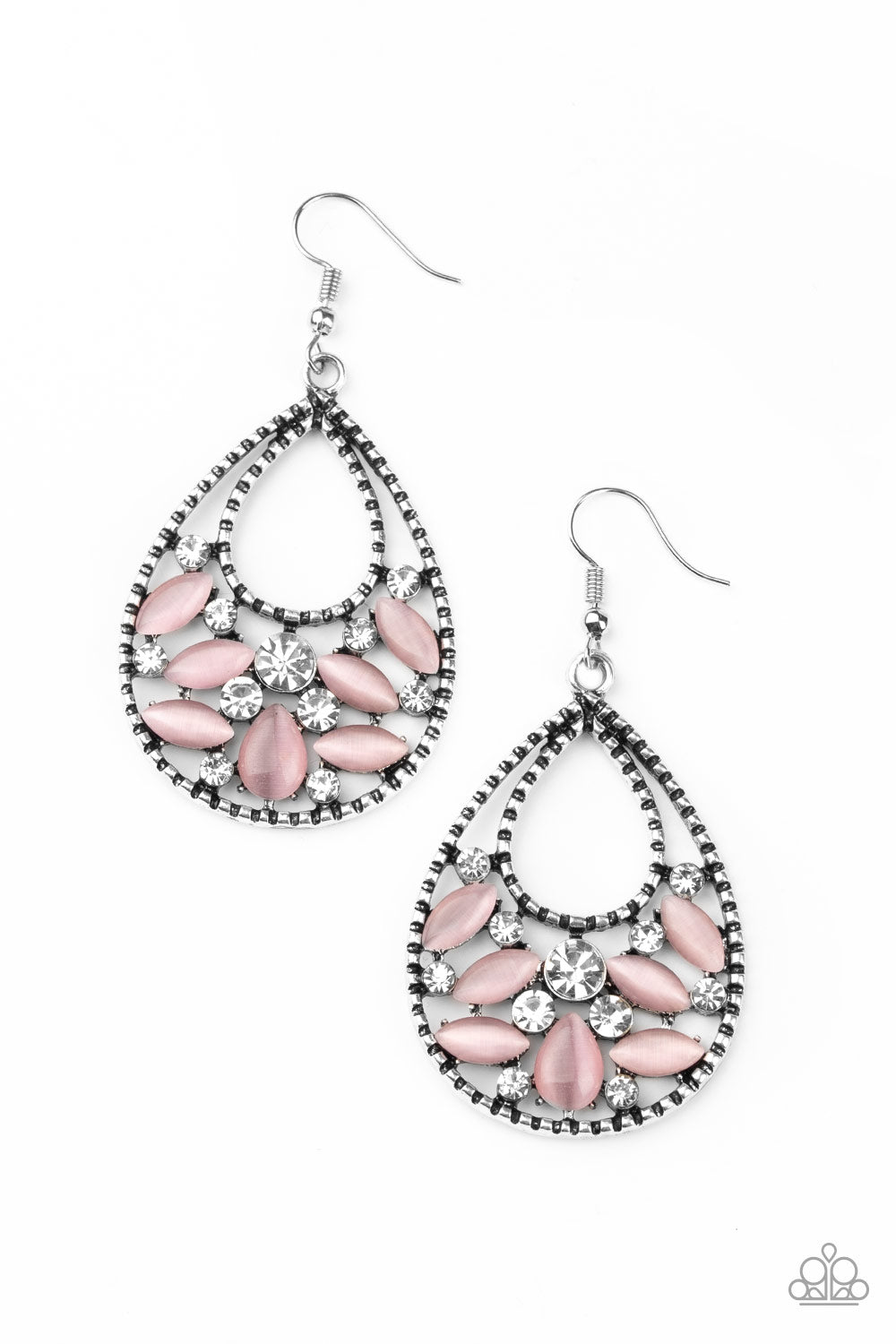 Dewy Dazzle Pink Earring