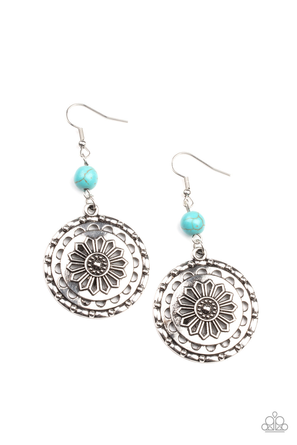 Flowering Frontiers Blue Earring