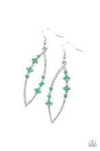 Load image into Gallery viewer, Flowery Finesse Green Earring
