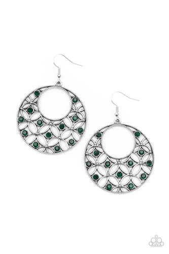 Garden Garnish Green Earring