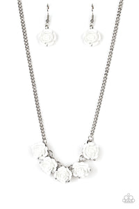 Garden Party Posh White Necklace