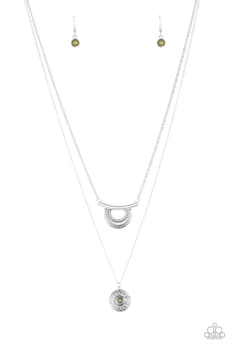 Gypsy Go-Getter Green Necklace