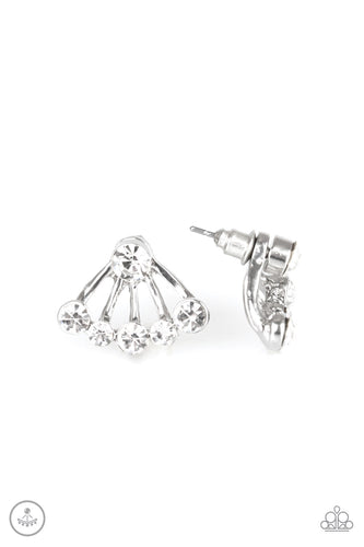 Jeweled Jubilee White Earring