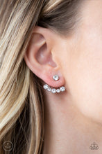 Load image into Gallery viewer, Jeweled Jubilee White Earring