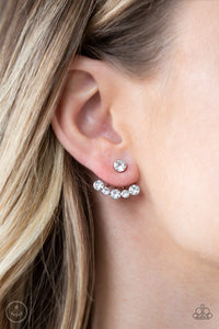 Jeweled Jubilee White Earring