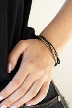 Load image into Gallery viewer, PLAIT Tectonics Brass Bracelet