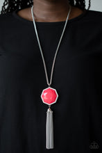 Load image into Gallery viewer, Prismatically Polygon Pink Necklace