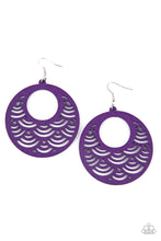 Load image into Gallery viewer, SEA Le Vei! Purple Earring