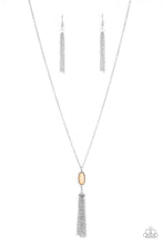 Load image into Gallery viewer, Tassel Tease Brown Necklace