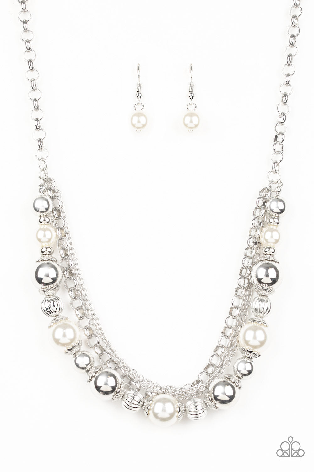 5th Avenue Romance White Necklace