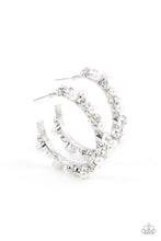 Load image into Gallery viewer, Let There Be SOCIALITE White Earring