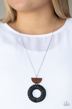 Load image into Gallery viewer, Homespun Stylist Black Necklace