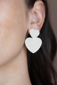 Heart-Racing Refinement Silver Earring