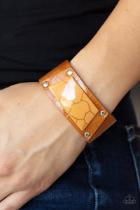 Geo Glamper Brown Bracelet