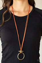 Load image into Gallery viewer, Noticeably Nomad Orange Necklace