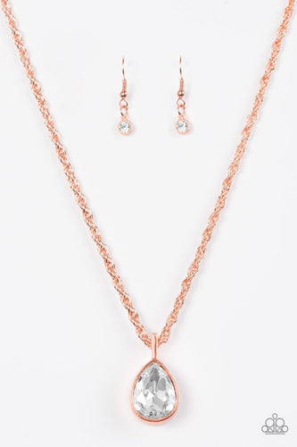 Million Dollar Drop Copper Necklace