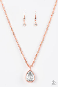 Million Dollar Drop Copper Necklace