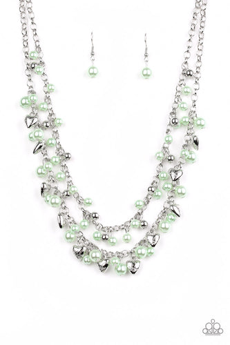 Kindhearted Heart Green Necklace