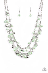 Kindhearted Heart Green Necklace
