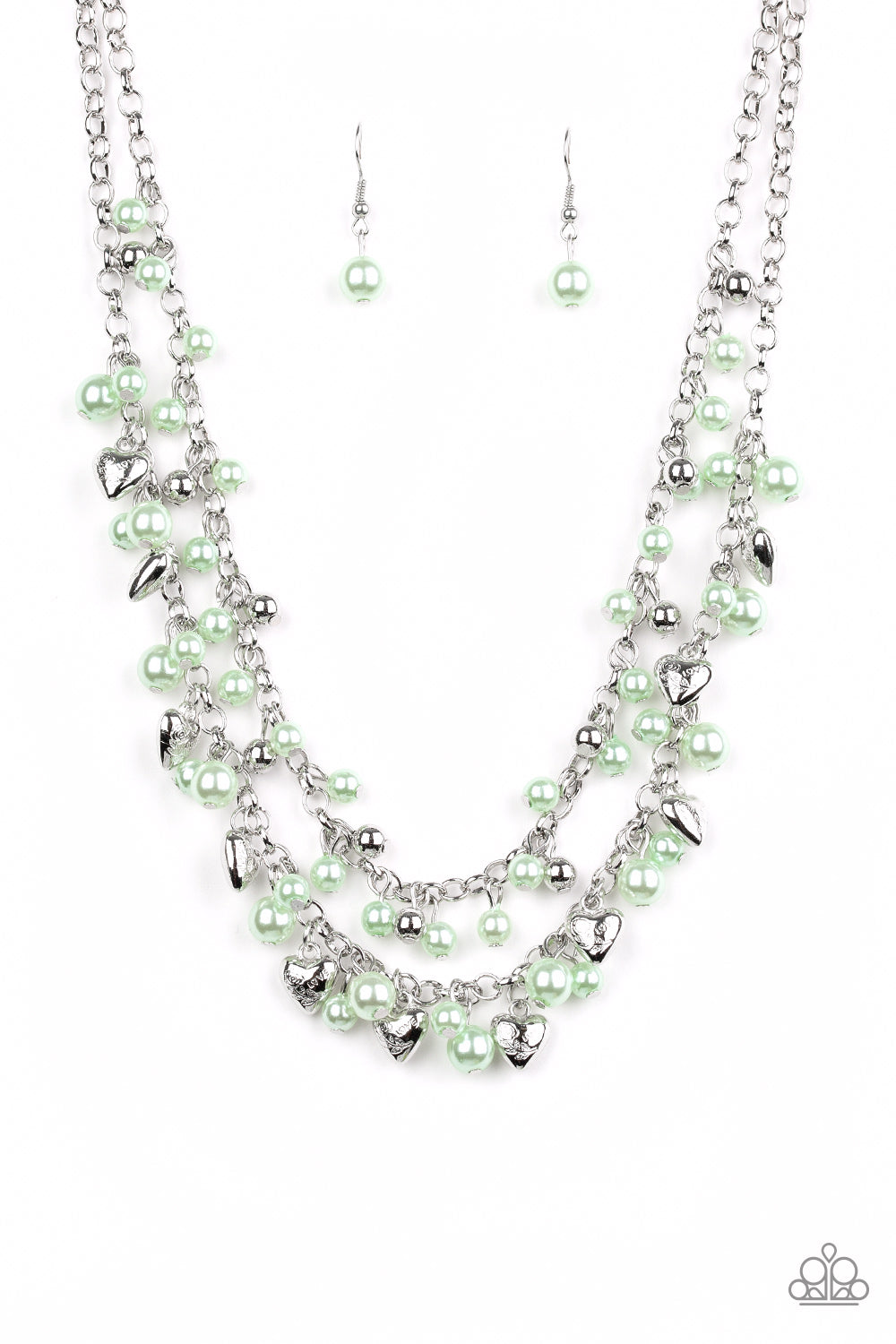 Kindhearted Heart Green Necklace