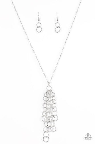 Industrial Intensity Silver Necklace