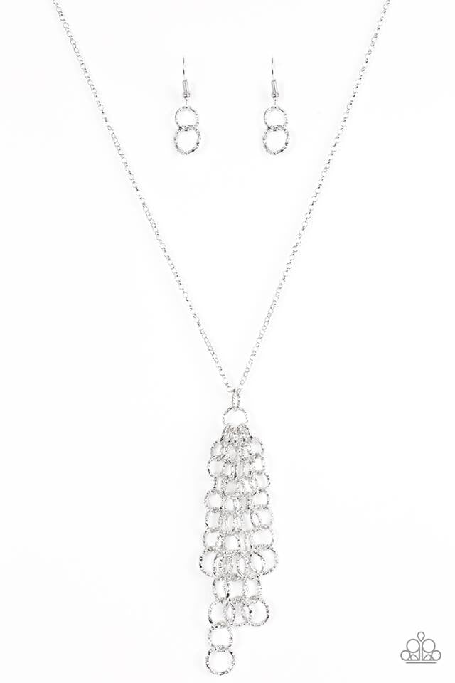 Industrial Intensity Silver Necklace