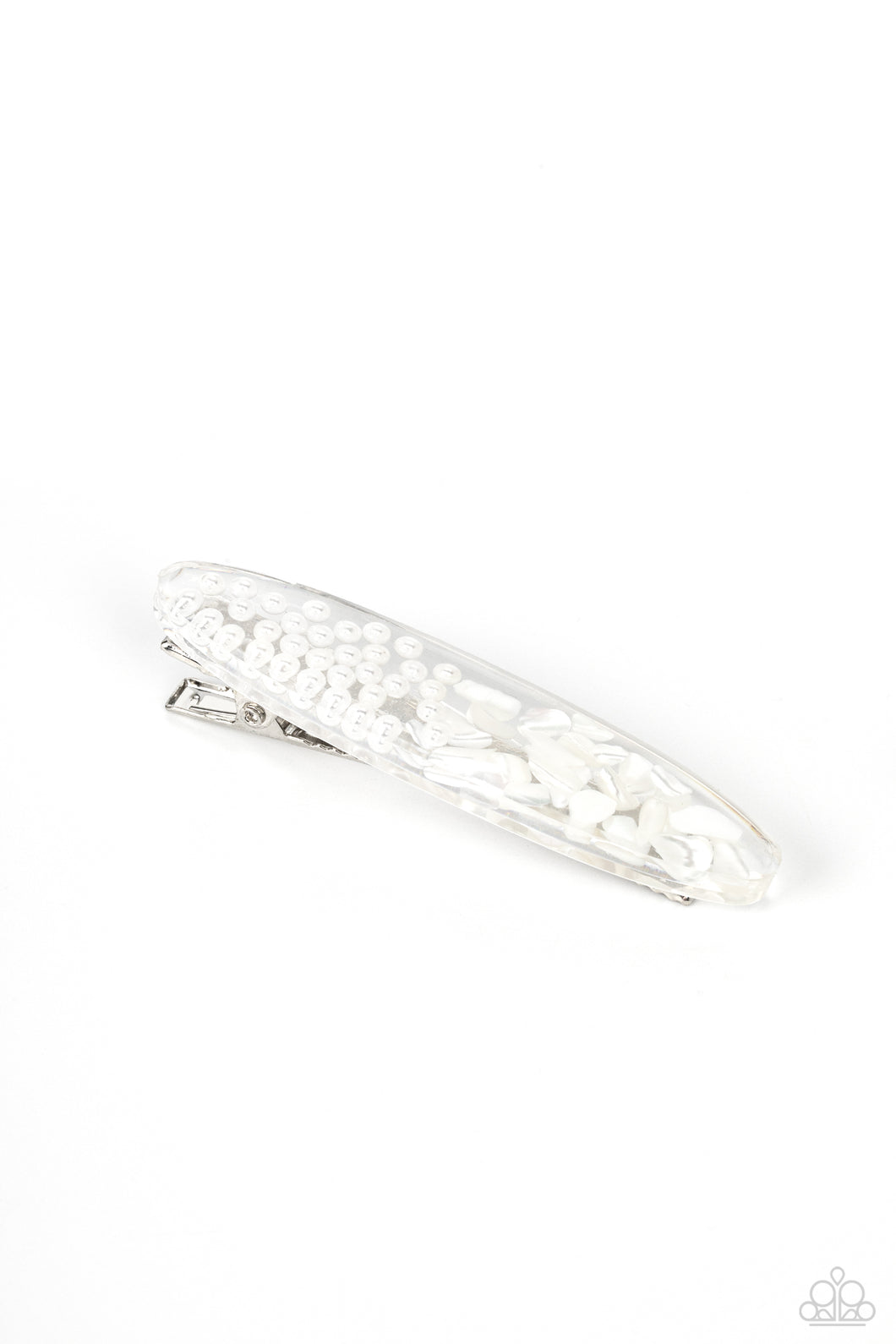 Sea Story White Hairclip