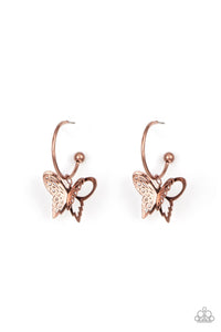 Butterfly Freestyle Copper Earring