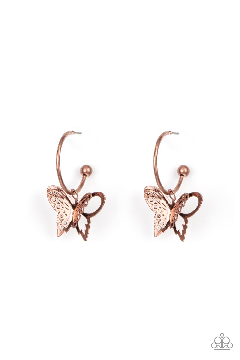 Butterfly Freestyle Copper Earring