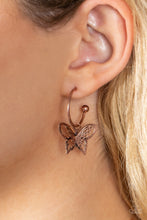 Load image into Gallery viewer, Butterfly Freestyle Copper Earring