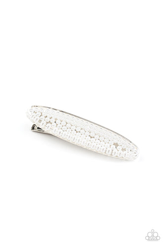 Pearl Pizzaz White Hairclip