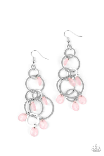 Dizzyingly Dreamy Pink Earring