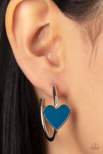 Load image into Gallery viewer, Kiss Up Blue Earring